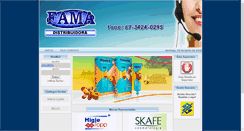 Desktop Screenshot of famadistribuidora.com.br