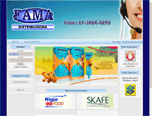 Tablet Screenshot of famadistribuidora.com.br